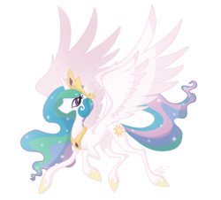 Size: 3647x3297 | Tagged: safe, artist:utahraptorz-poniez, princess celestia, g4, female, high res, simple background, solo