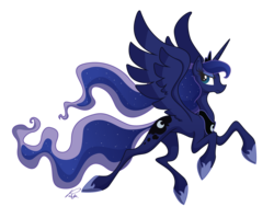 Size: 3274x2612 | Tagged: safe, artist:utahraptorz-poniez, princess luna, g4, female, high res, simple background, solo