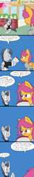 Size: 800x4044 | Tagged: safe, artist:jake heritagu, rumble, scootaloo, pony, comic:ask motherly scootaloo, g4, alternate hairstyle, bouquet, clothes, comic, date, dialogue, female, flower, hairpin, male, motherly scootaloo, nervous, ship:rumbloo, shipping, straight, suit, sweat, sweatshirt, tumblr