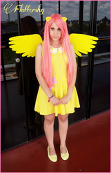 Size: 400x621 | Tagged: safe, artist:amenoo, fluttershy, human, g4, cosplay, irl, irl human, photo, solo