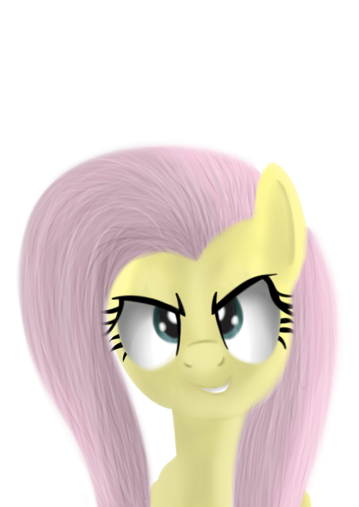 626153 Safe Artist Kriswanted Fluttershy G4 Evil Female High