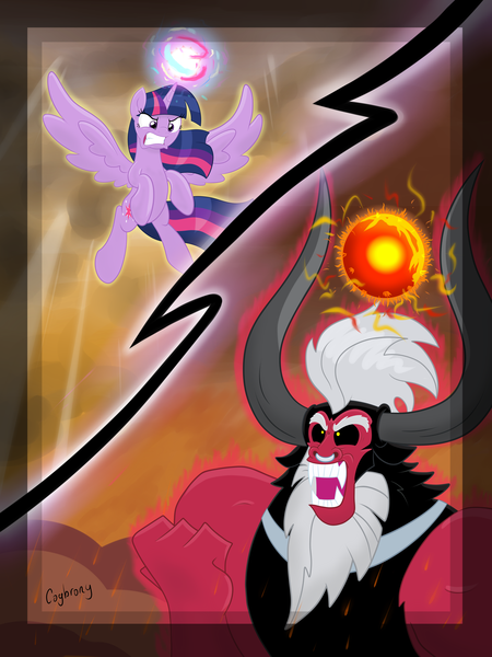 626371 - safe, artist:thebrokencog, lord tirek, twilight sparkle, alicorn,  pony, twilight's kingdom, absurd resolution, female, magic, mare, super  saiyan princess, twilight sparkle (alicorn), twilight vs tirek - Derpibooru