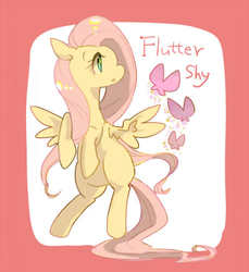 Size: 400x437 | Tagged: safe, artist:sibashen, fluttershy, g4, female, pixiv, solo