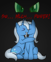 Size: 825x1000 | Tagged: safe, artist:virenth, queen chrysalis, trixie, g4, female, lesbian, narcissism, selfcest, shipping