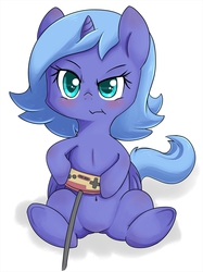 Size: 1280x1707 | Tagged: safe, artist:zokkili, princess luna, gamer luna, g4, belly button, blushing, controller, cute, famicom, family computer, female, filly, nintendo, nintendo entertainment system, solo, video game, woona