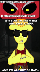 Size: 497x885 | Tagged: safe, duke nukem, exploitable meme, meme, ponified, tirek vs everyone meme