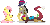 Size: 688x348 | Tagged: safe, artist:mrponiator, discord, fluttershy, g4, bowtie, drink, gif, hat, monocle, non-animated gif, pixel art, prone, simple background, sitting, tea, tea party, top hat, transparent background