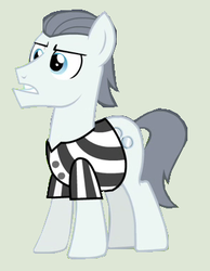 Size: 290x373 | Tagged: safe, artist:eli-j-brony, silver shill, g4, leap of faith, clothes, male, solo