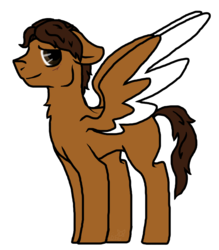 Size: 764x872 | Tagged: safe, artist:that-one-outcast, pony, luke, luke (the walking dead), ponified, solo, the walking dead