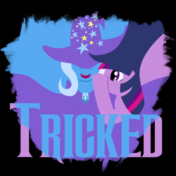 Size: 500x500 | Tagged: safe, artist:novanator, trixie, twilight sparkle, g4, crossover, ponified, welovefine, wicked