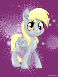 Size: 720x960 | Tagged: safe, artist:fluffikitten, derpy hooves, pegasus, pony, g4, bucktooth, female, mare, solo