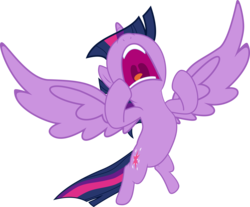 Size: 8000x6636 | Tagged: safe, artist:allanx, twilight sparkle, alicorn, pony, g4, twilight's kingdom, absurd resolution, female, mare, simple background, solo, super saiyan princess, transparent background, twilight sparkle (alicorn), vector