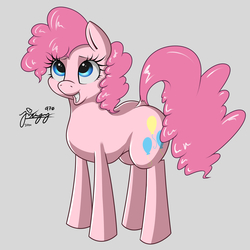 Size: 2400x2400 | Tagged: safe, artist:php7, pinkie pie, earth pony, pony, g4, female, high res, solo