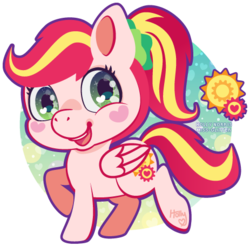 Size: 463x458 | Tagged: safe, artist:miss-glitter, oc, oc only, pegasus, pony, female, mare, ponytail, solo