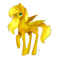 Size: 2000x2000 | Tagged: safe, artist:saoiirse, oc, oc only, oc:ticket, alicorn, pony, alicorn oc, high res, simple background, solo, transparent background