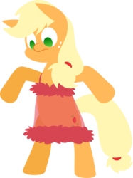 Size: 1727x2310 | Tagged: safe, artist:zacatron94, applejack, pony, g4, bipedal, clothes, female, nightgown, see-through, simple background, solo, transparent background