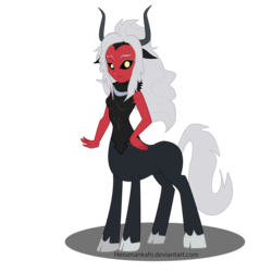 Size: 8504x8504 | Tagged: safe, artist:herumankahi, lord tirek, centaur, g4, twilight's kingdom, absurd resolution, female, lady tirek, rule 63, simple background, solo, transparent background