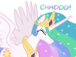 Size: 2048x1536 | Tagged: safe, artist:proponypal, princess celestia, g4, female, fetish, mucus, sneezing, sneezing fetish, snot, solo, spray