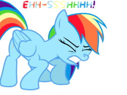 Size: 2048x1536 | Tagged: safe, artist:proponypal, rainbow dash, g4, female, fetish, mucus, nostrils, sneezing, sneezing fetish, snot, solo, spit, spray, wings