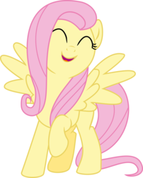 Size: 4514x5600 | Tagged: safe, artist:nero-narmeril, fluttershy, pony, filli vanilli, g4, absurd resolution, cute, female, flutterguy, shyabetes, simple background, solo, transparent background, vector