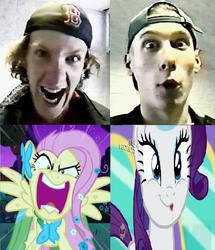 Size: 756x879 | Tagged: safe, edit, screencap, fluttershy, rarity, human, pegasus, pony, unicorn, g4, rarity takes manehattan, the best night ever, blatant lies in the description, columbine, comparison, cute, duckface, dylan klebold, eric harris, every day we stray further from god's light, faic, female, flutterrage, hitmen for hire, irl, irl human, lips, male, mare, murderer, nightmare fuel, photo, pure unfiltered evil, raribetes, shyabetes, this is why we can't have nice things, this will end in school shooting, we are going to hell, what in the everlasting fuck, why, wrong aspect ratio