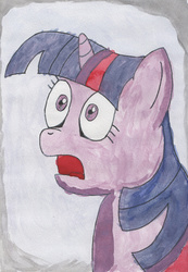 Size: 706x1018 | Tagged: safe, artist:nightfly19, twilight sparkle, g4, female, solo, traditional art, watercolor painting