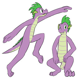 Size: 1280x1280 | Tagged: safe, artist:fuzebox, spike, dragon, g4, leaping, male, older, older spike, pose, solo, squatting, teenage spike, teenaged dragon, teenager