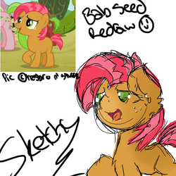 Size: 1000x1000 | Tagged: safe, artist:crypno-the-pegasus, babs seed, g4, female, solo