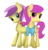 Size: 1032x1075 | Tagged: safe, artist:ariah101, lavender fritter, pursey pink, earth pony, pony, g4, apple family member, background pony, duo, duo female, female, mare, simple background, transparent background