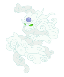 Size: 815x981 | Tagged: safe, artist:skyjagged, erebus, air elemental, cloud demon, elemental, g1, g4, g1 to g4, generation leap, male, redesign, simple background, solo, the fiends from dream valley, transparent background, vector
