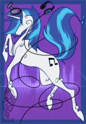 Size: 700x1000 | Tagged: safe, artist:mistressdragonrider, dj pon-3, vinyl scratch, g4, female, solo