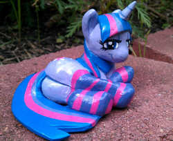 Size: 900x733 | Tagged: safe, twilight sparkle, pony, unicorn, g4, craft, irl, photo, sculpture, solo