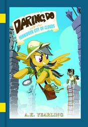 Size: 599x855 | Tagged: safe, daring do, doctor caballeron, pegasus, pony, daring do adventure collection, daring do and the forbidden city of clouds, g4, official, book, book cover, cover, female, g.m. berrow, male, mare, stallion