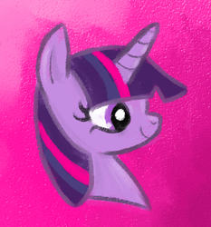 Size: 421x451 | Tagged: safe, artist:gobixhoukou, twilight sparkle, g4, female, profile, smiling, solo