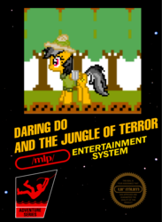 Size: 1533x2100 | Tagged: safe, daring do, g4, /mlp/, box art, daring do and the jungle of terror, nintendo, nintendo entertainment system, video game
