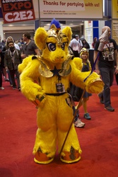 Size: 3168x4752 | Tagged: artist needed, safe, flash sentry, human, g4, 2014, armor, c2e2, convention, cosplay, fursuit, irl, irl human, photo