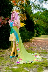 Size: 2594x3874 | Tagged: safe, artist:flying-fox, artist:koi-ishly, fluttershy, human, g4, cosplay, high res, irl, irl human, photo, solo