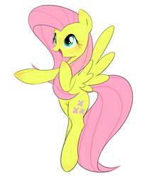 Size: 658x745 | Tagged: safe, artist:30clock, fluttershy, g4, female, pixiv, solo