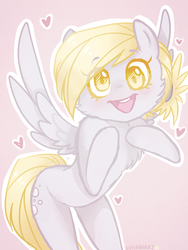 Size: 900x1200 | Tagged: safe, artist:starberrypony, derpy hooves, pegasus, pony, g4, female, mare, solo