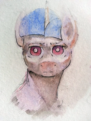 Size: 800x1066 | Tagged: safe, artist:spyroconspirator, twilight sparkle, g4, female, portrait, solo, traditional art, wip