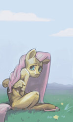 Size: 367x617 | Tagged: safe, artist:spyroconspirator, fluttershy, semi-anthro, g4, female, solo