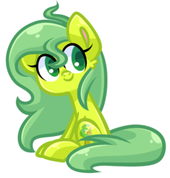 Size: 1904x1988 | Tagged: safe, artist:looji, oc, oc only, oc:lemon party, earth pony, pony, colored pupils, female, mare, simple background, sitting, smiling, solo, transparent background