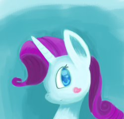 Size: 1200x1147 | Tagged: safe, artist:v0calp0ny, rarity, g4, female, portrait, solo