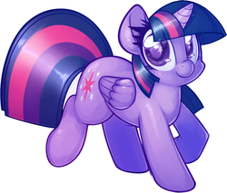 Size: 969x827 | Tagged: safe, artist:0r0ch1, twilight sparkle, alicorn, pony, g4, chubby, cute, cutie mark eyes, female, mare, simple background, solo, twiabetes, twilight sparkle (alicorn), white background, wingding eyes