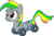 Size: 1492x983 | Tagged: safe, artist:zacatron94, oc, oc only, oc:wheely bopper, original species, wheelpone, simple background, solo, transparent background, vector