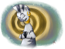 Size: 1600x1200 | Tagged: safe, artist:shadowsn25, zecora, zebra, g4, bucktooth, female, solo