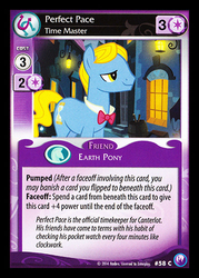 Size: 344x480 | Tagged: safe, enterplay, perfect pace, canterlot nights, g4, my little pony collectible card game, ccg, doctor who, male, solo, the master