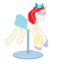 Size: 874x915 | Tagged: safe, artist:altcatkat, artist:gracerats245, oc, oc only, oc:candi, pony, glasses, gracerats245, ponified, solo