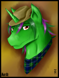 Size: 500x650 | Tagged: safe, artist:tranquilmaelstrom, oc, oc only, pony, unicorn, bedroom eyes, clothes, male, shirt, solo, stallion