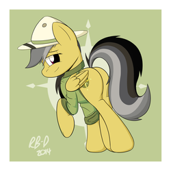 Size: 2250x2250 | Tagged: safe, artist:rb-d, daring do, g4, butt, comp-ass, female, high res, plot, solo